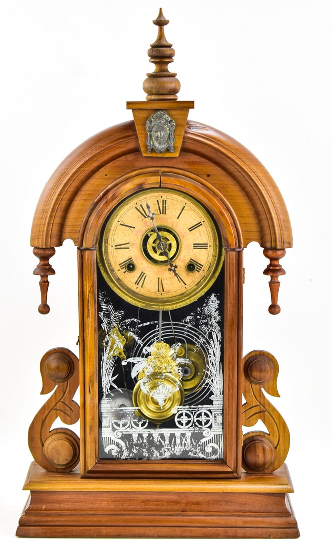 ANSONIA "PARISIAN" 8-DAY MANTLE CLOCK, LATE 19TH CENTURY (1 of 4)