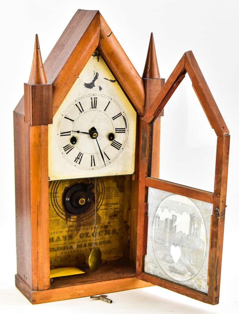 ELISHA MANROSS STEEPLE CLOCK - 2
