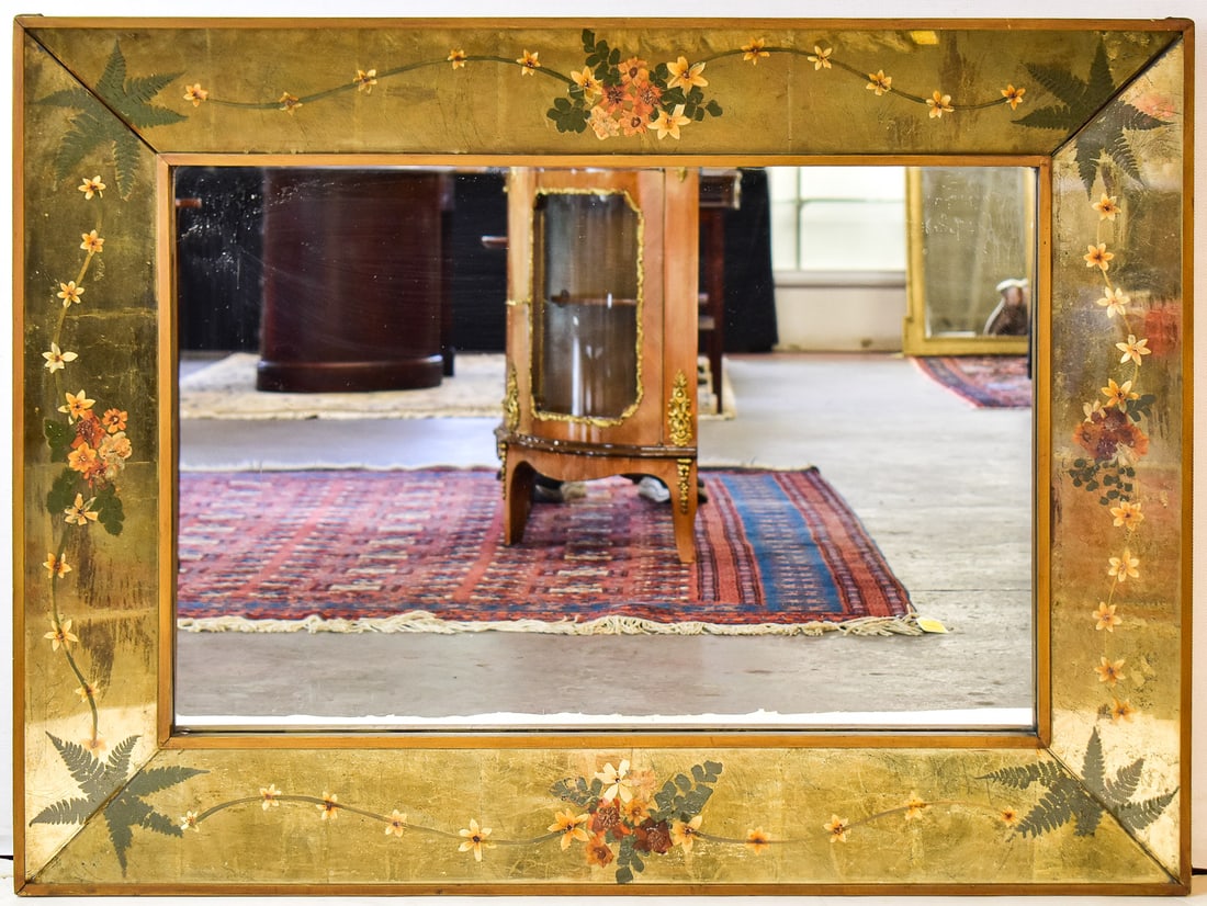 REVERSE PAINTED GLASS (EGLOISE) WALL MIRROR (1 of 3)