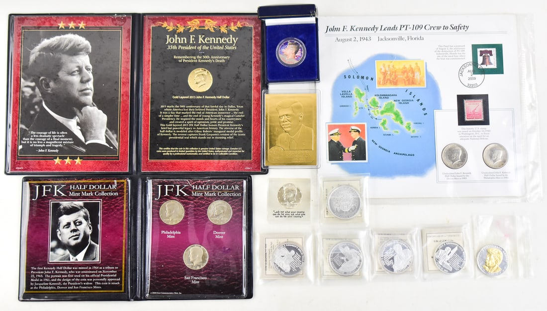 JOHN F. KENNEDY COLLECTIBLE COINS (1 of 4)