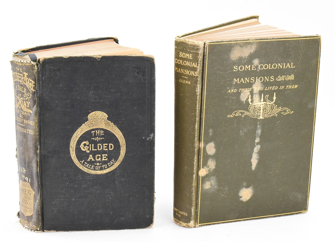 T.A. GLENN "SOME COLONIAL MANSIONS" AND MARK TWAIN "THE GILDED AGE" (1 of 13)