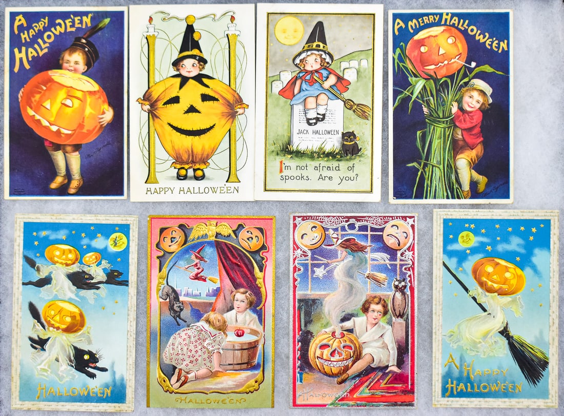 HALLOWEEN POSTCARD COLLECTION: SAMSON, NASH, WHITNEY, AND MORE (1 of 4)