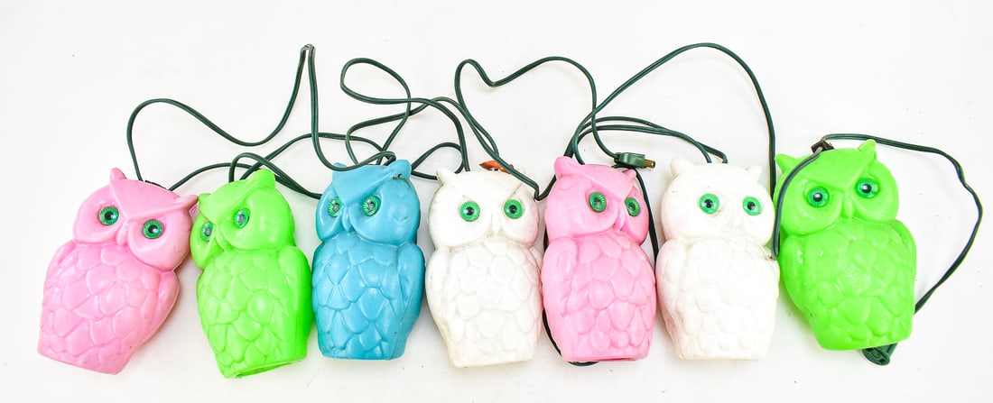 NOMA "WISE OLD OWL" BLOW MOLD PATIO STRING LIGHTS (1 of 1)