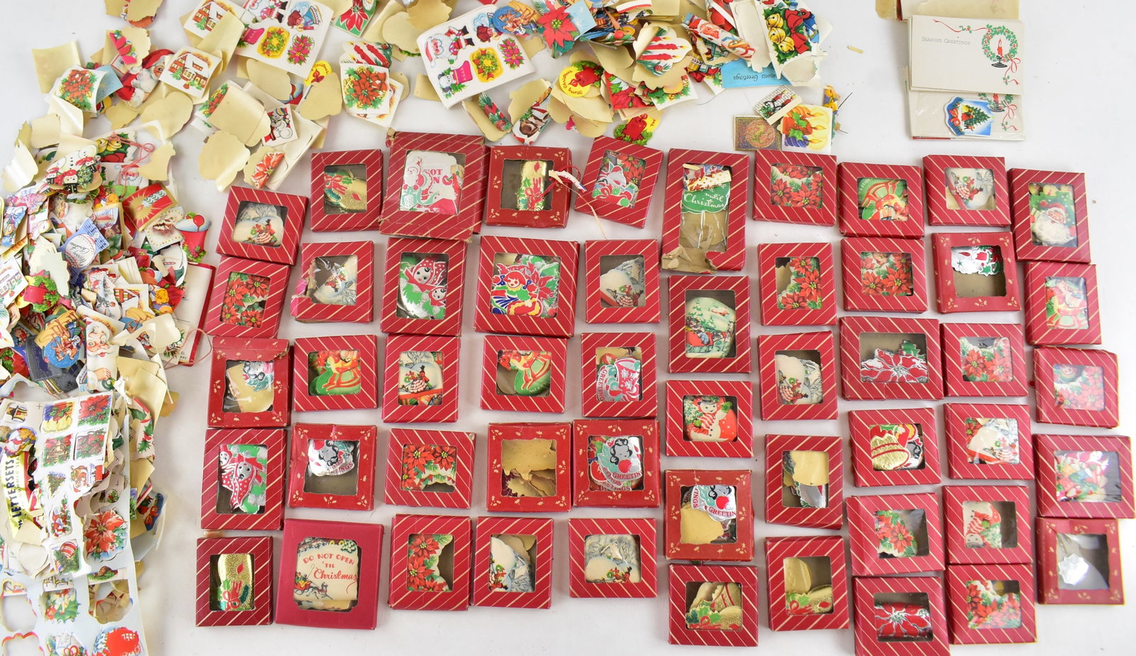 DENNISON CHRISTMAS SEALS & GIFT STICKERS (1 of 5)