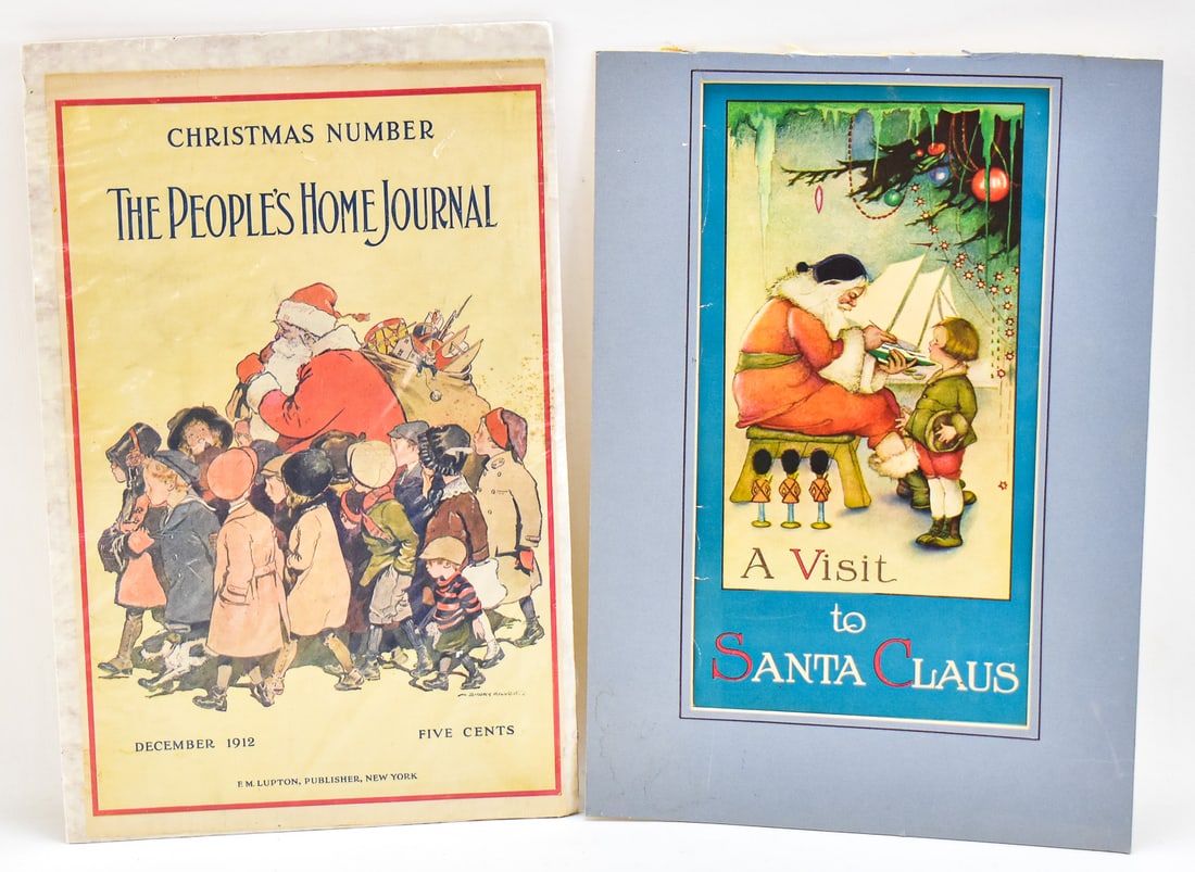 A VISIT TO SANTA CLAUS & THE PEOPLE'S HOME JOURNAL POSTER PAIRING (1 of 4)