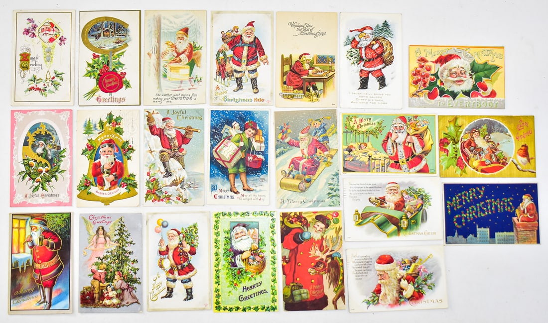 EARLY 20TH CENTURY CHRISTMAS POSTCARDS (1 of 3)