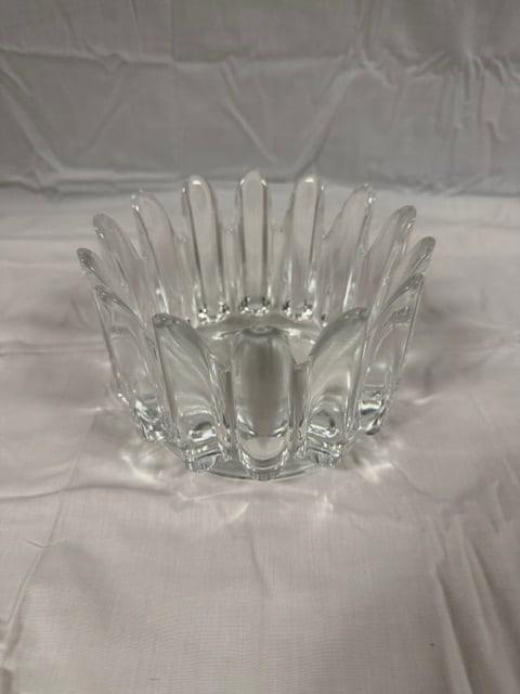 Crystal Bowl: Orrefors "Princess" heavy crystal bowl. 5.5'X3.5"