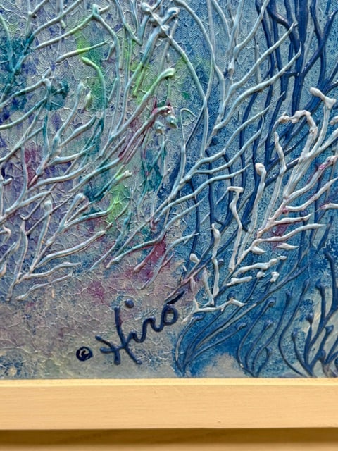 Signed Hiro 4 Panel Screen - 2