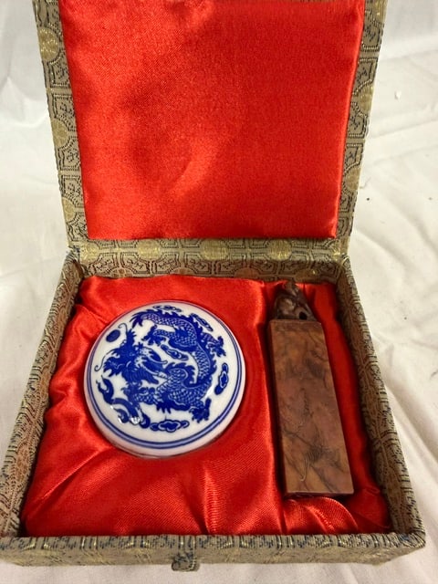 Porcelain Ink Box - 2