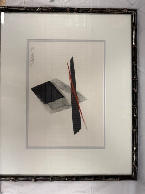 Signed Toko Shinoda Lithograph (1 of 2)