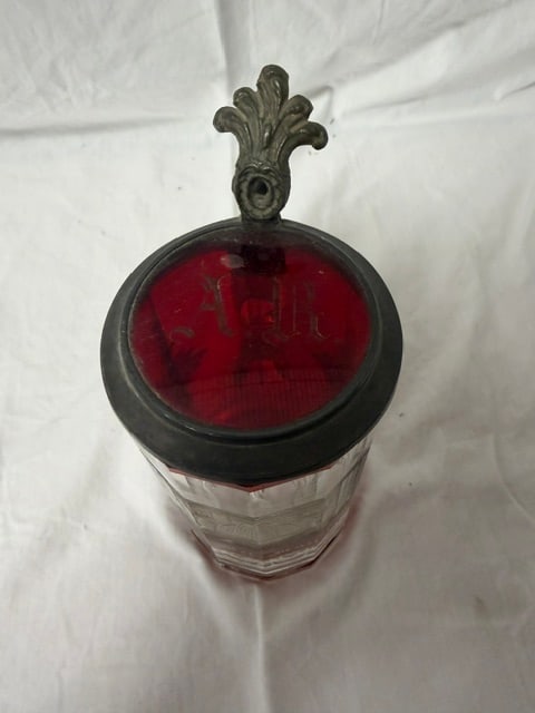 Bohemian Ruby Beer Stein - 3