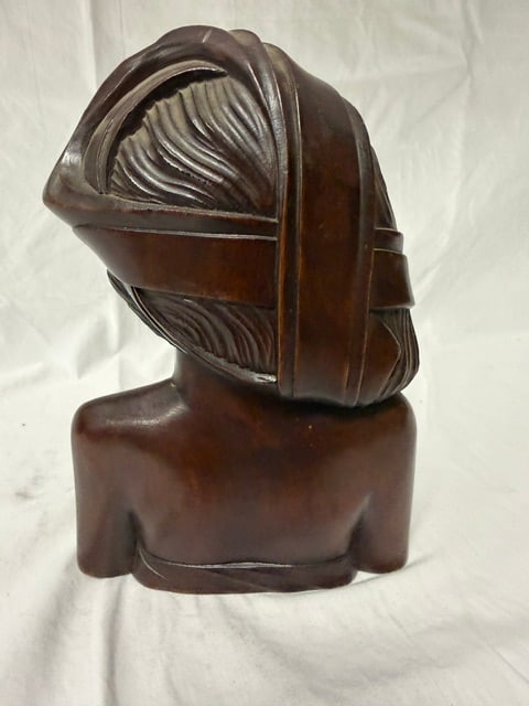Hand-Carved Bust - 3