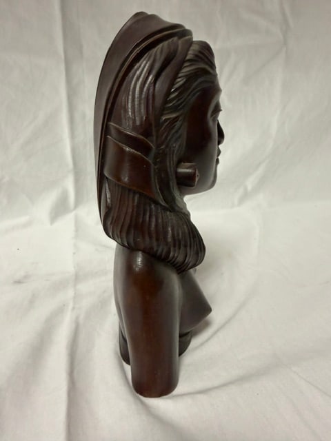 Hand-Carved Bust - 4
