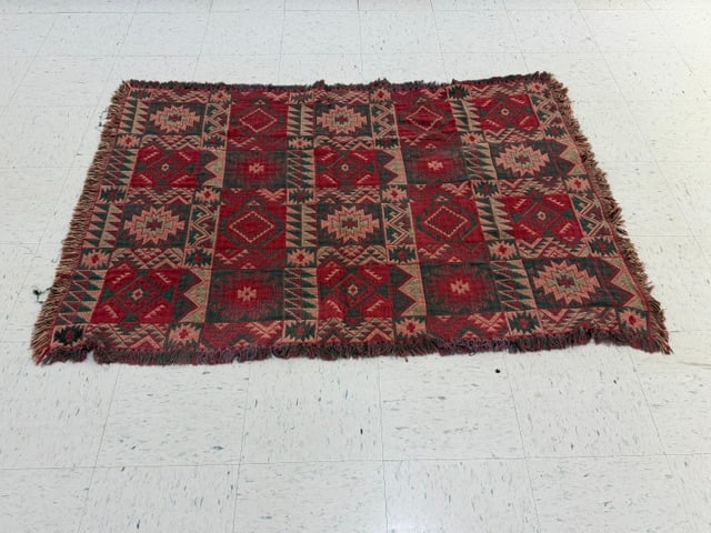 Handwoven Wool Kilim Rug (1 of 1)
