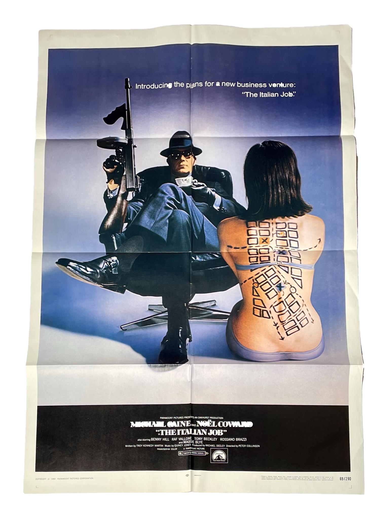 Original The Italian Job Paramount, 1969. One Sheet Movie Poster (1 of 5)