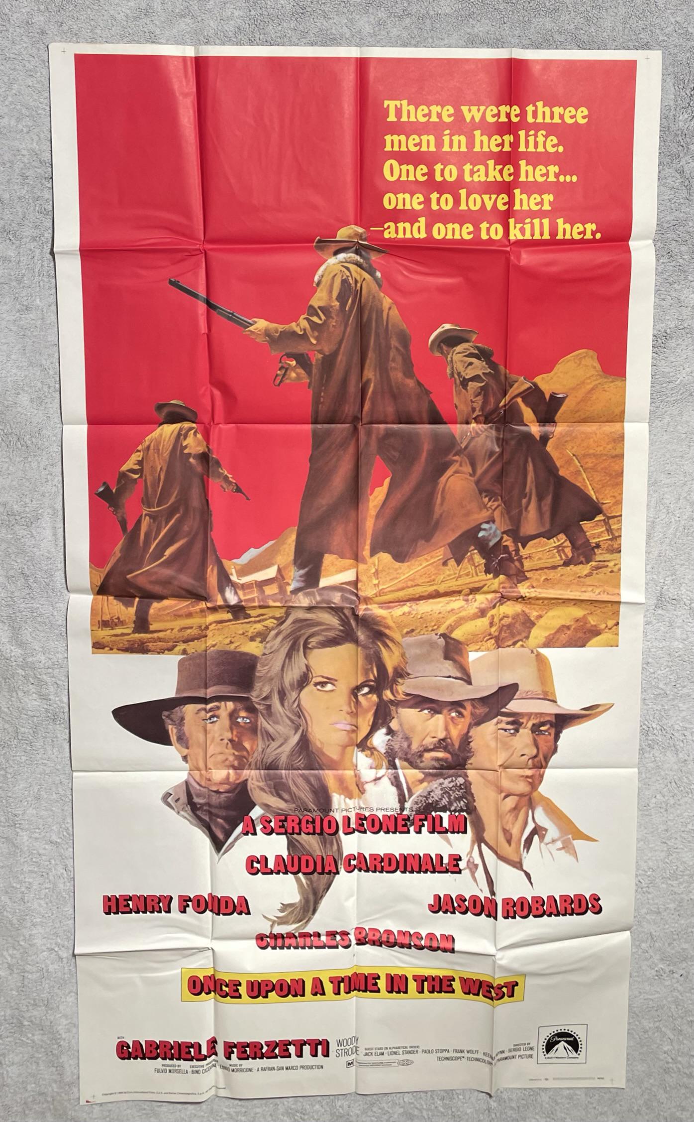 Original Once Upon a Time in the West Three sheet Movie poster (1 of 8)