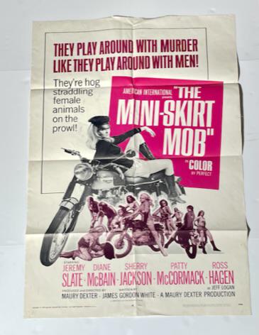 Original The Mini-Skirt Mob One Sheet Movie Poster (1 of 1)