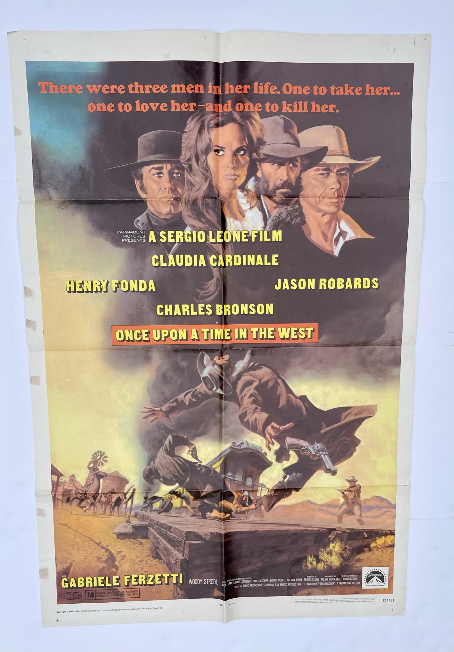 Original ,Once Upon a Time in the West, One Sheet Movie Poster (1 of 1)