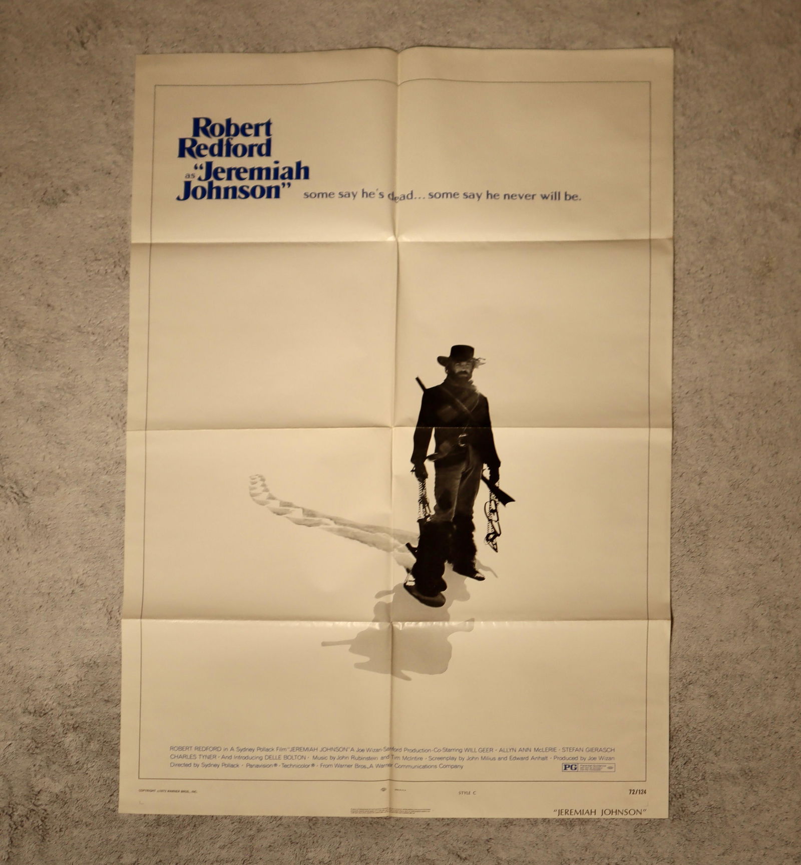 Original Jeremiah Johnson One Sheet Movie Poster (1 of 1)