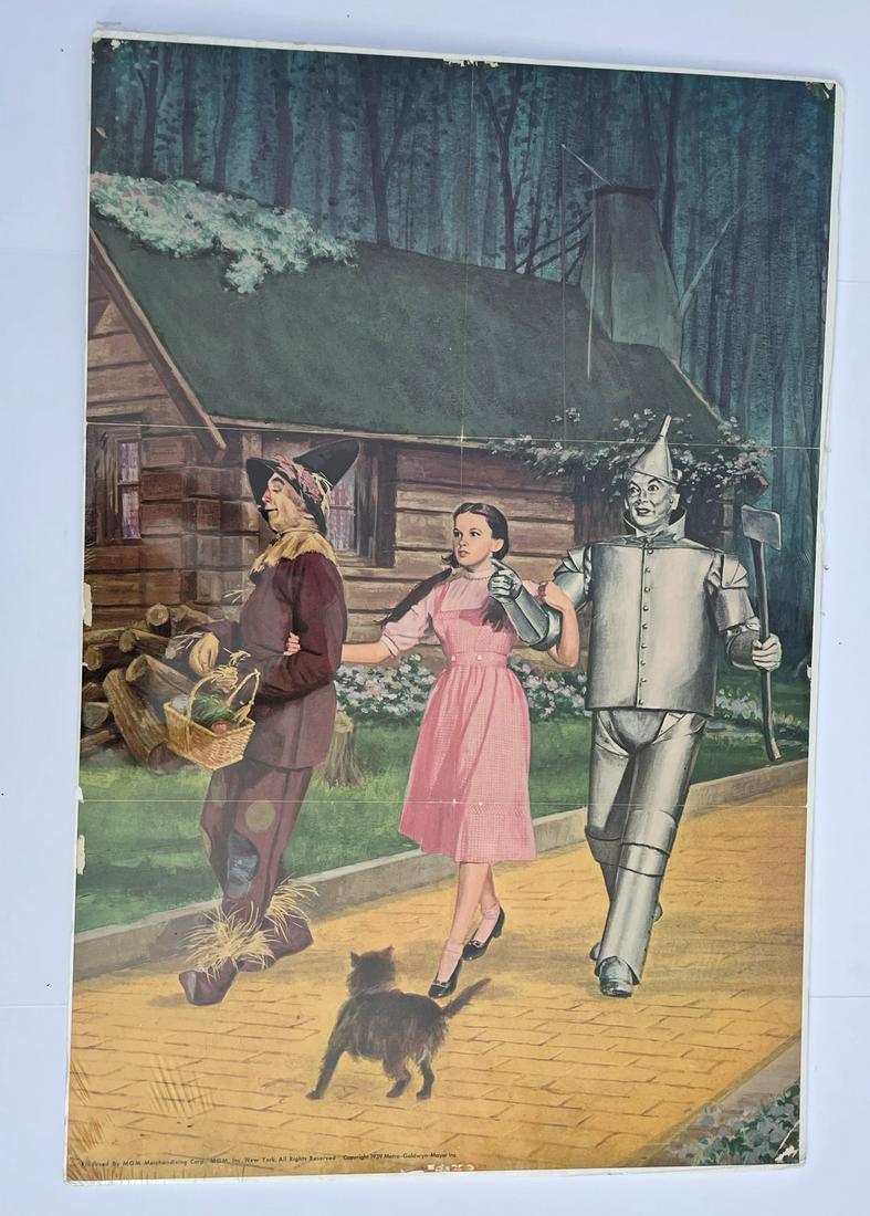 Original Wizard of OZ R-1960-s fantasy Poster (1 of 1)