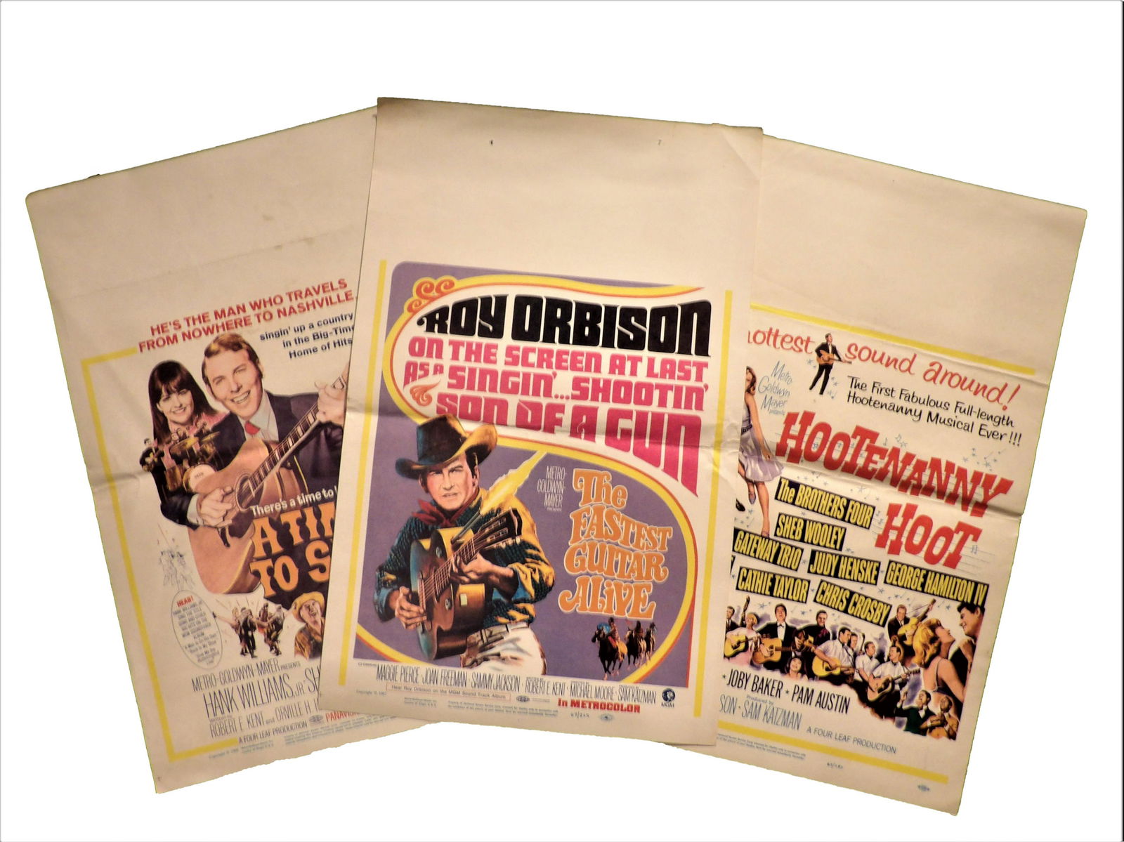 Original Fastest Guitar Alive/Hootenanny Hoot/ A Time to Sing Window Cards (1 of 4)