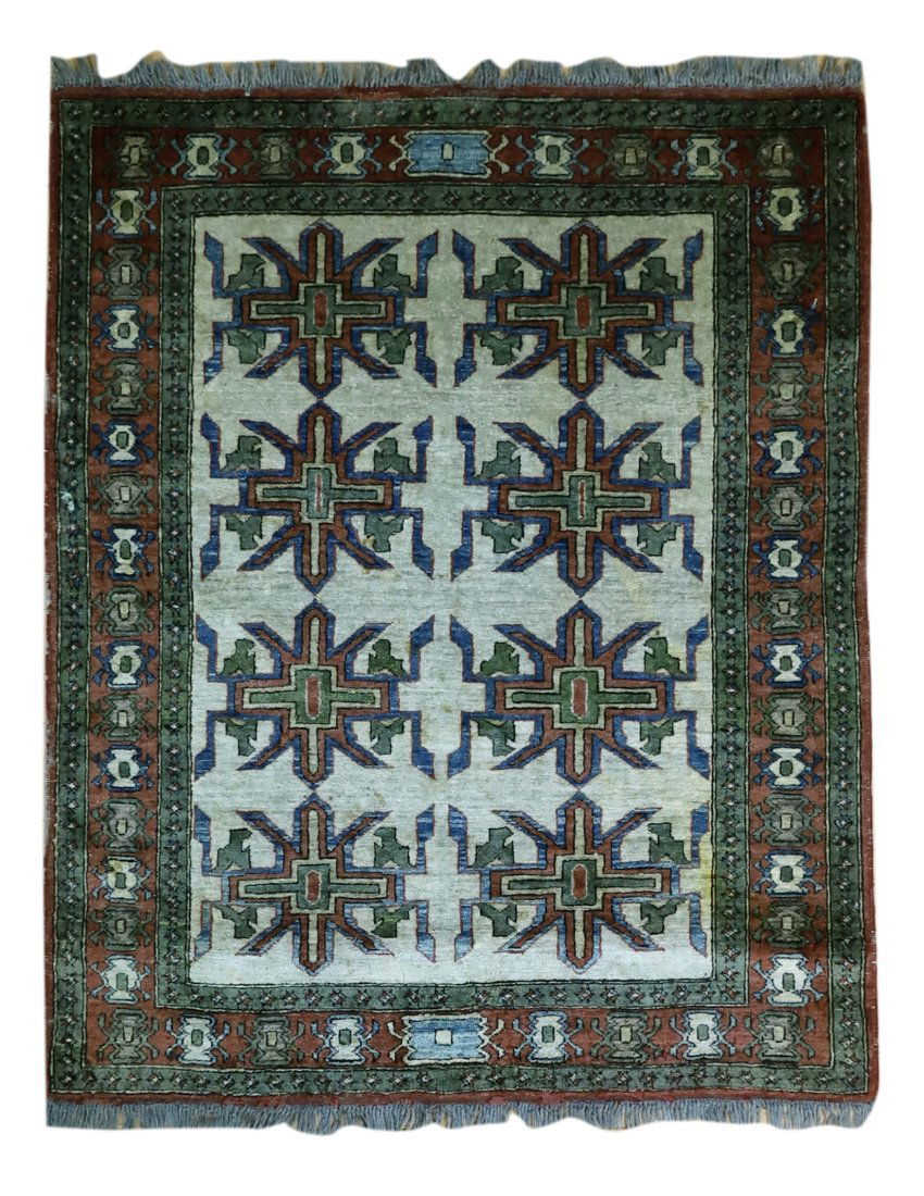 Kazak Rug 4'3 x 5'2 (1 of 7)