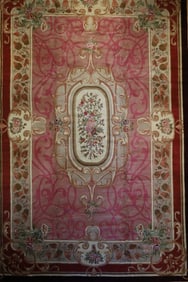 Semi-Antique Savonnerie Rug 11'11 x 18'3