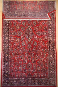 Semi-Antique Sarouk Rug 10'9 x 20'9
