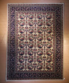 Semi-Antique Tabriz Rug 9'5 x 12'0
