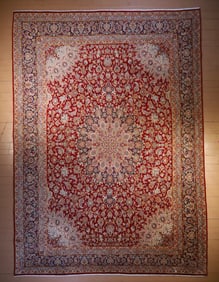 Semi-Antique Kerman Rug 9'7 x 13'4
