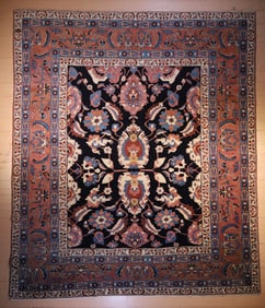 Semi-Antique Farahan Rug 10'5 x 12'2