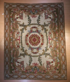 Semi-Antique Savonnerie Rug 10'2 x 12'5