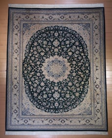 Semi-Antique Tabriz Rug 7'11 x 9'11