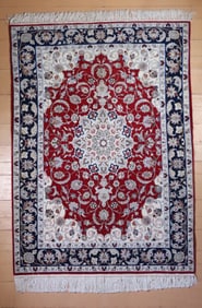 Isfahan Rug 3'9 x 5'6