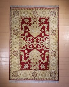 Semi-Antique Agra Rug 4'0 x 6'2