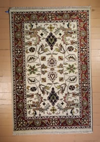 Semi-Antique Mahal Rug 3'10 x 5'11