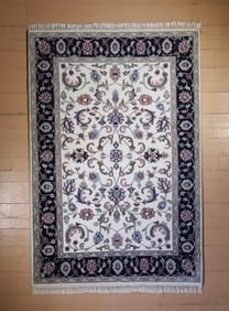 Kashan Rug 4'1 x 6'1