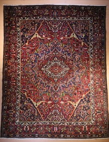 Semi-Antique Bakhtiari Rug 10'8 x 13'7