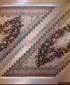 Semi-Antique Tabriz Rug 4'10 x 6'7