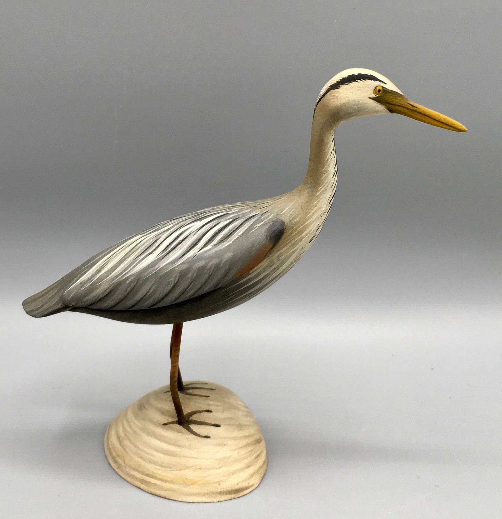 Miniature Great Blue Heron by George Strunk (1 of 5)