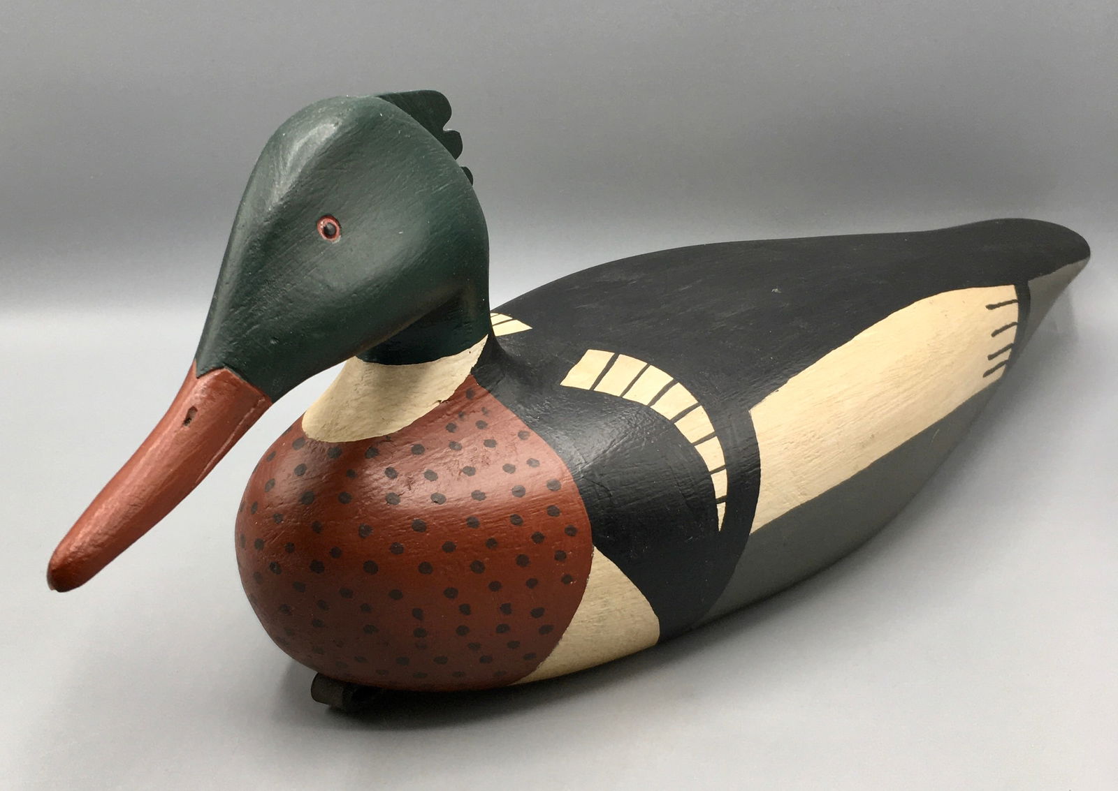 Red-Breasted Merganser Drake by Frank Dobbins (1 of 6)