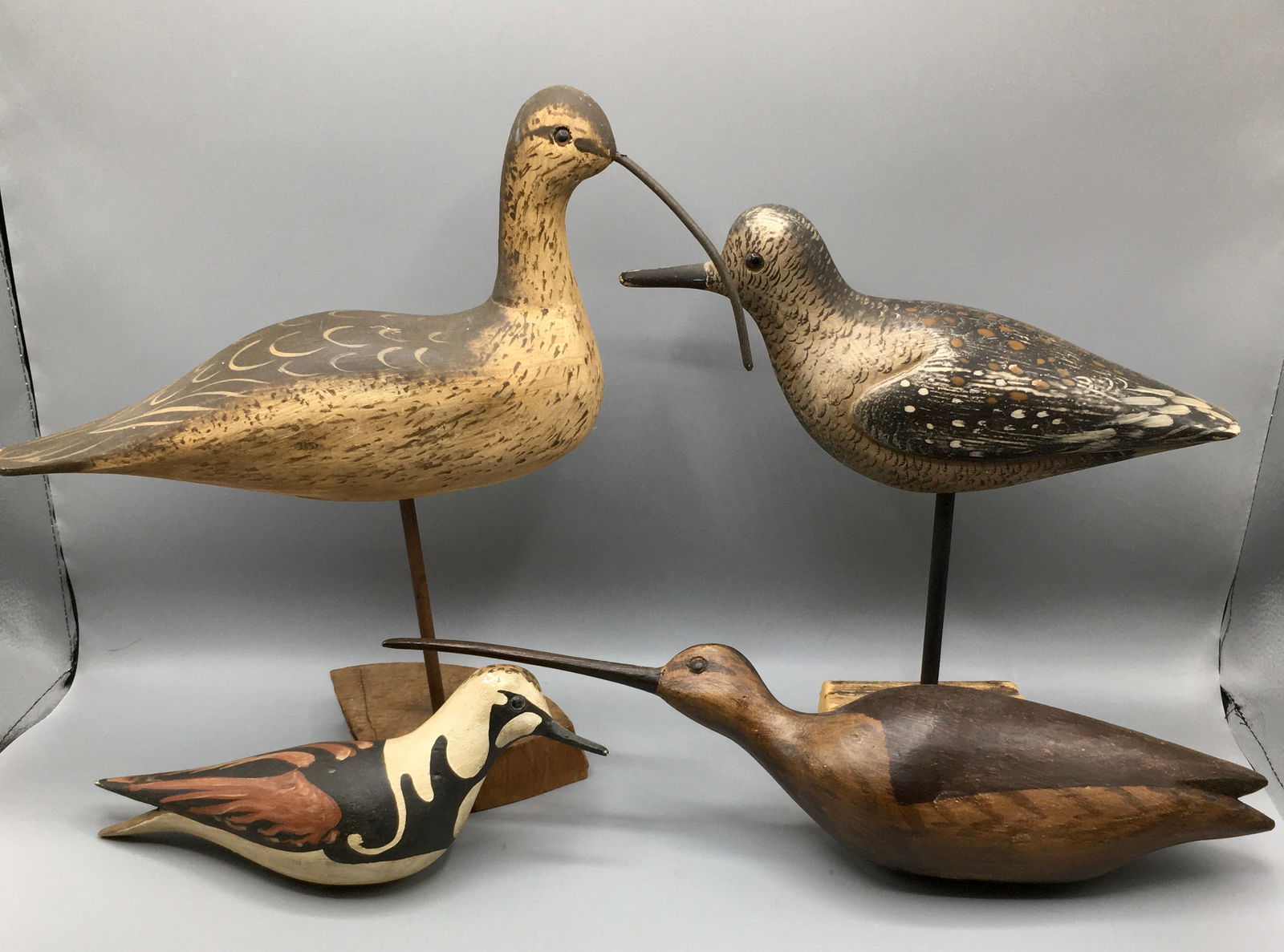 Four Shorebird Decoys by Will Kirkpatrick (1 of 4)