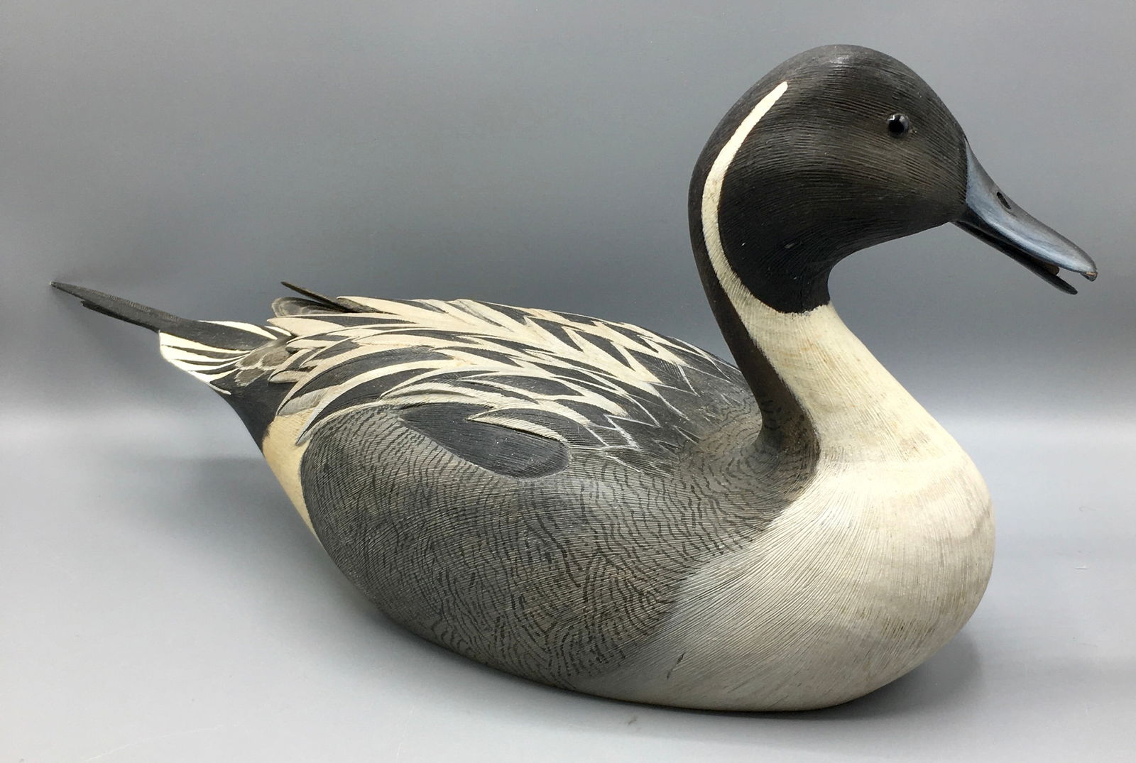 Rare Calling Pintail Drake Decoy by Jack James Jr. (1 of 5)