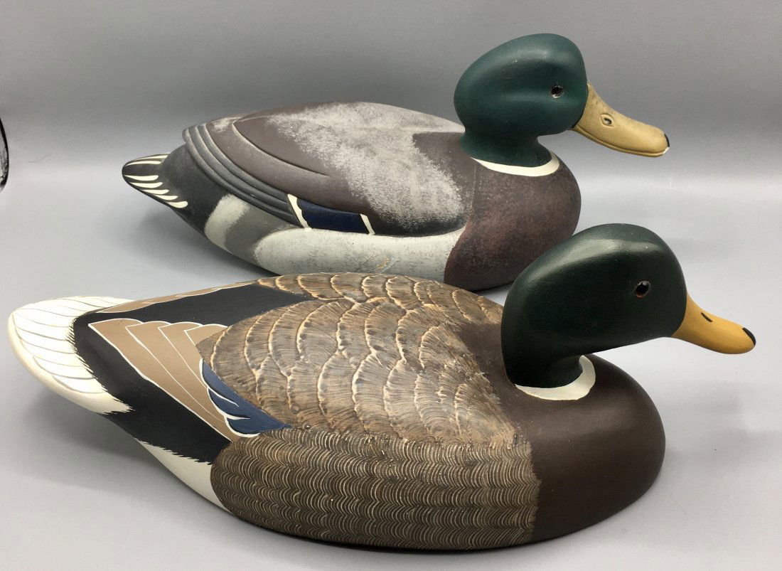 Two Mallard  Drakes by Wildfowler and Bob Berry (1 of 4)