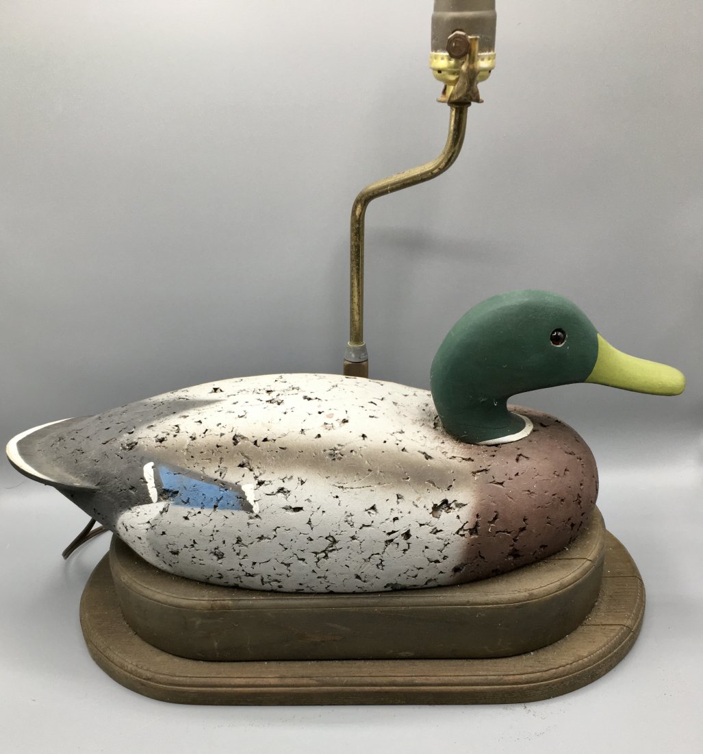 L. L. Bean Cork Decoy Duck Made By George Soule