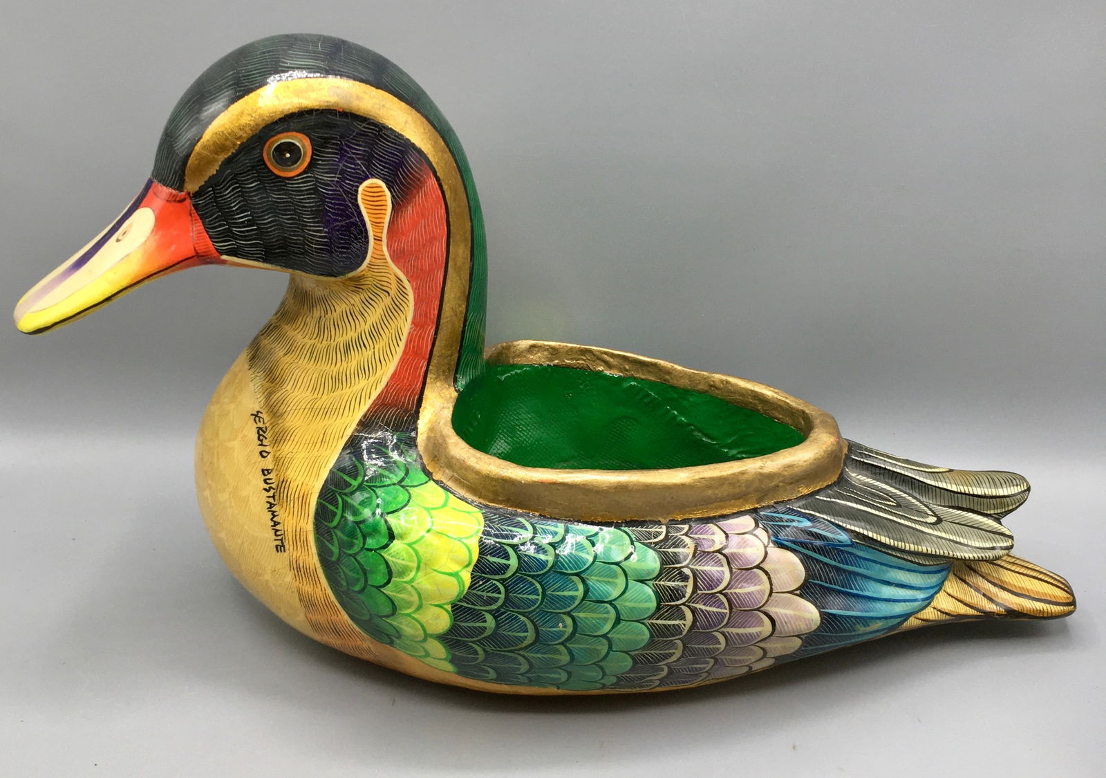 Duck Planter Sculpture by Sergio Bustamante (1 of 6)