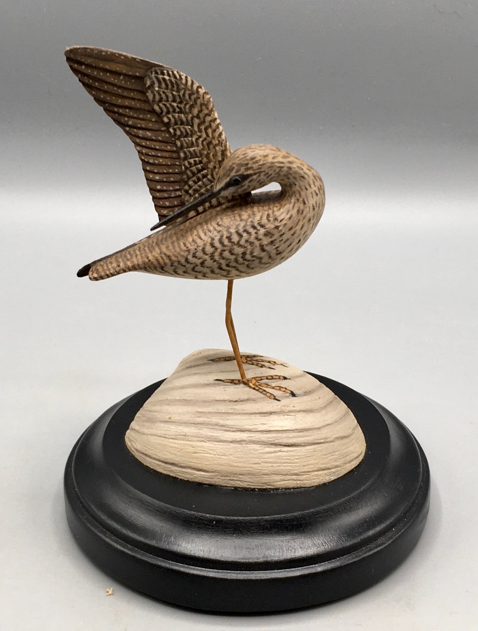 Miniature Wing-Up Yellowlegs by Eric Kaiser (1 of 5)