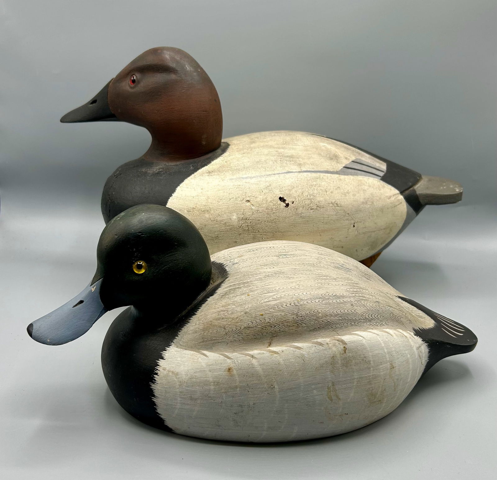 A Bluebill by Baldwin and a Canvasback Drake (1 of 3)
