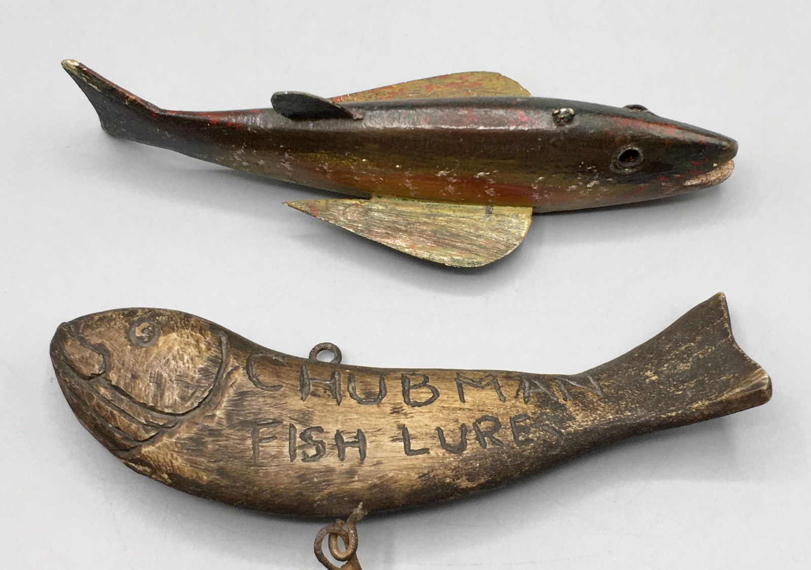 Fish Decoy and a Chubman Lure Display Fish (1 of 4)