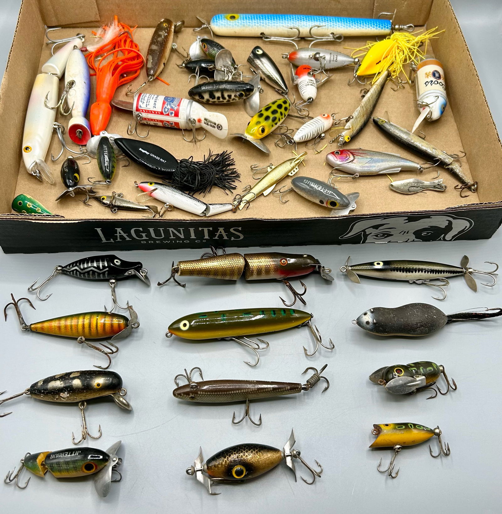 Fishing Pole and Reel and Fishing Lures (1 of 7)